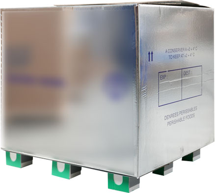 CO9 contre collé aluminium pour l’isolation thermique Transport de denrees perissables